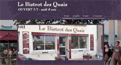 Desktop Screenshot of bistrotdesquais.com